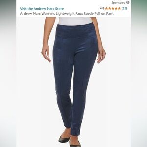 Andrew Marc Suede Leggings